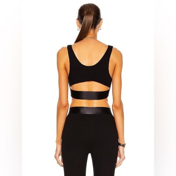 The Range x Revolve NWT alloy knit bralette in Black Size Small - Picture 4 of 10